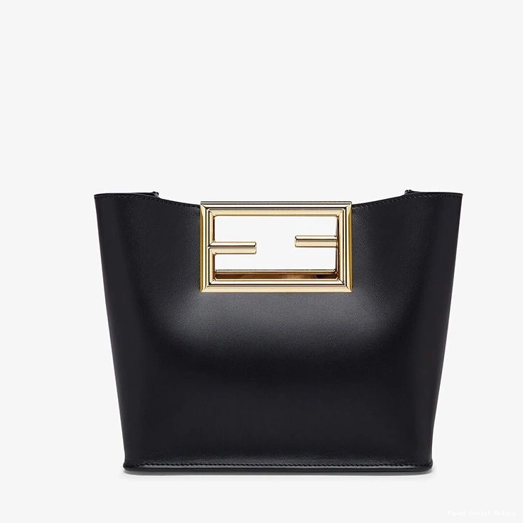 Affordable Black In Way Leather Calf Fendi Bag Small 0821